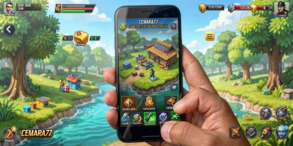 Tampilan gameplay CEMARA77 yang menarik dan interaktif.