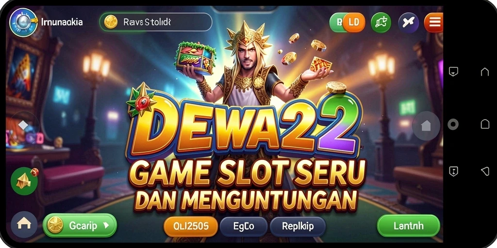 Tampilan gameplay DEWA22 yang menarik dan mengasyikkan.