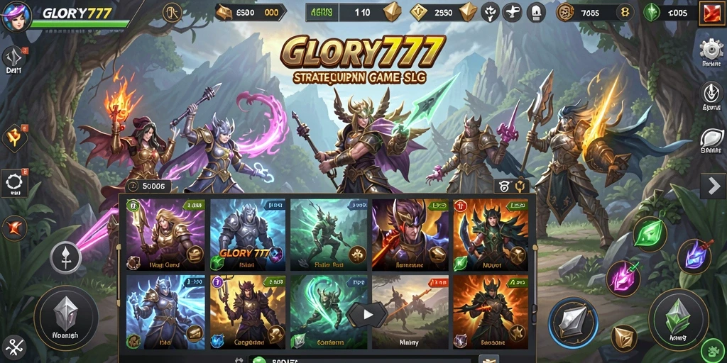 Tampilan gameplay seru dari GLORY777 dengan strategi yang mendalam.