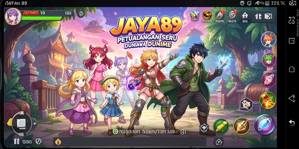 Screenshot JAYA89 menunjukkan aksi seru dalam dunia Anime.