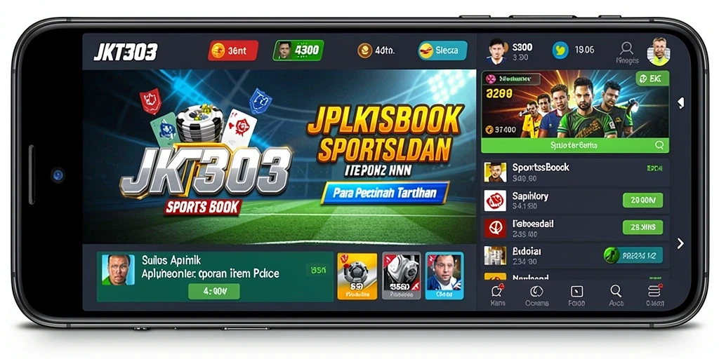 Tampilan screenshot utama JKT303 menampilkan aksi taruhan yang dinamis.
