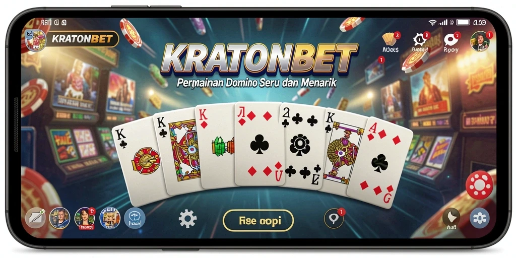 Tampilan gameplay seru di KRATONBET dengan pemain yang berkompetisi.