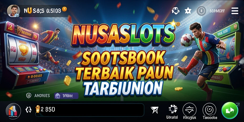 Tampilan gameplay NUSASLOTS yang menarik dan interaktif untuk taruhan Sportsbook.