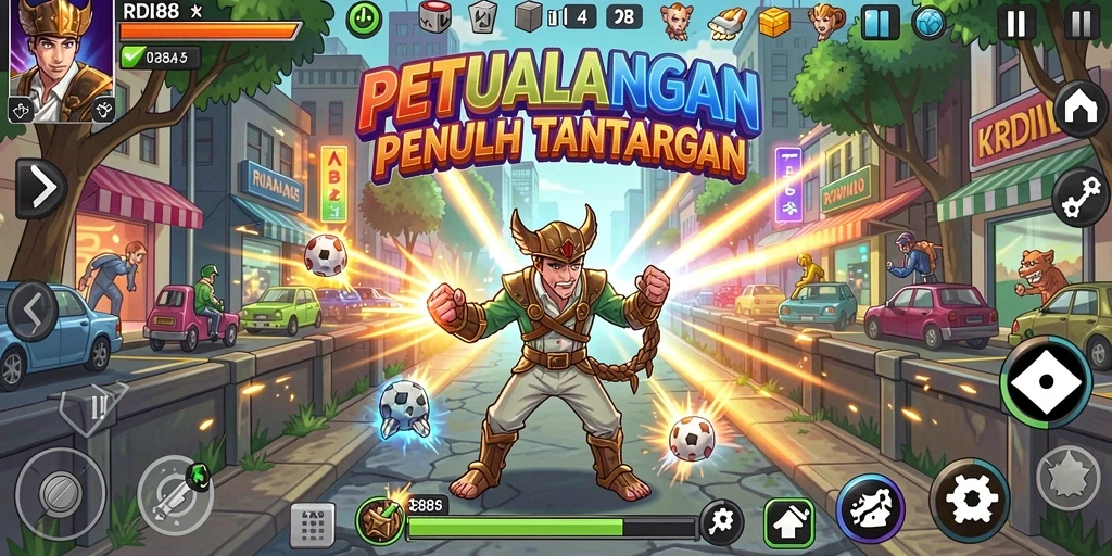 Tampilan gameplay seru dalam RDI88 yang menantang para pemain.