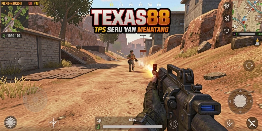 Tampilan unik gameplay TPS dalam TEXAS88 yang mendebarkan.